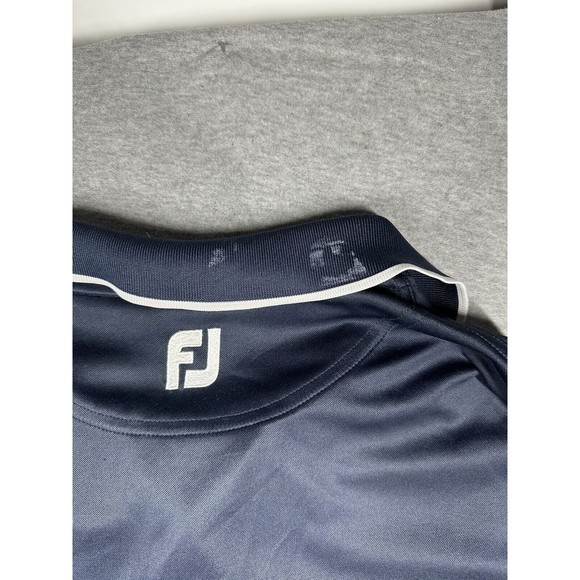 Footjoy Polo Shirt Mens XL Blue Short Sleeve Golf‎ Button Cypress Creek - Picture 4 of 7